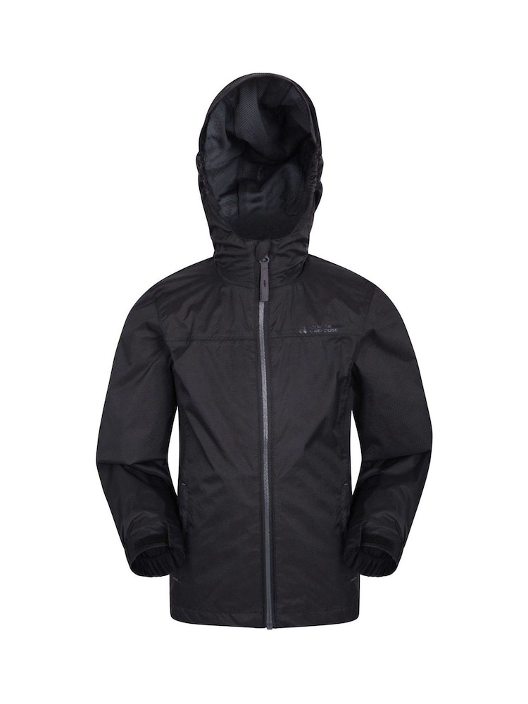 Mountain Warehouse Black Torrent Kids Waterproof Jacket - Image 1 of 4