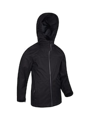 Mountain Warehouse Black Torrent Kids Waterproof Jacket - Image 3 of 4