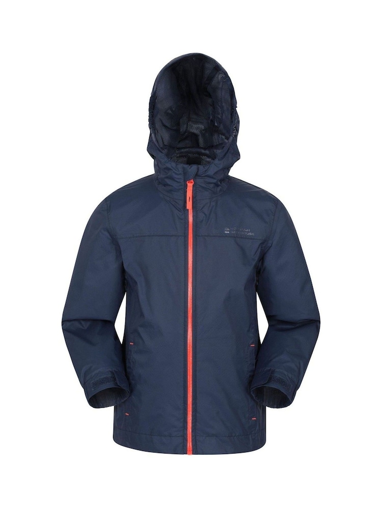 Blau - Mountain Warehouse Torrent Kids Wasserabweisende Jacke - Bild 1 von 4