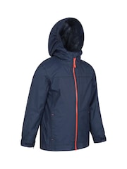 Blau - Mountain Warehouse Torrent Kids Wasserabweisende Jacke - Bild 2 von 4