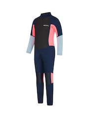 Mountain Warehouse Bright Pink Kids Full Length 2.5mm Neoprene Wetsuit - Image 3 of 4