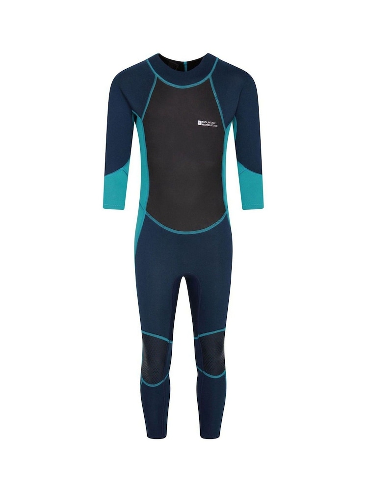 Mountain Warehouse Green Kids Full Length 2.5mm Neoprene Wetsuit - Image 1 of 4
