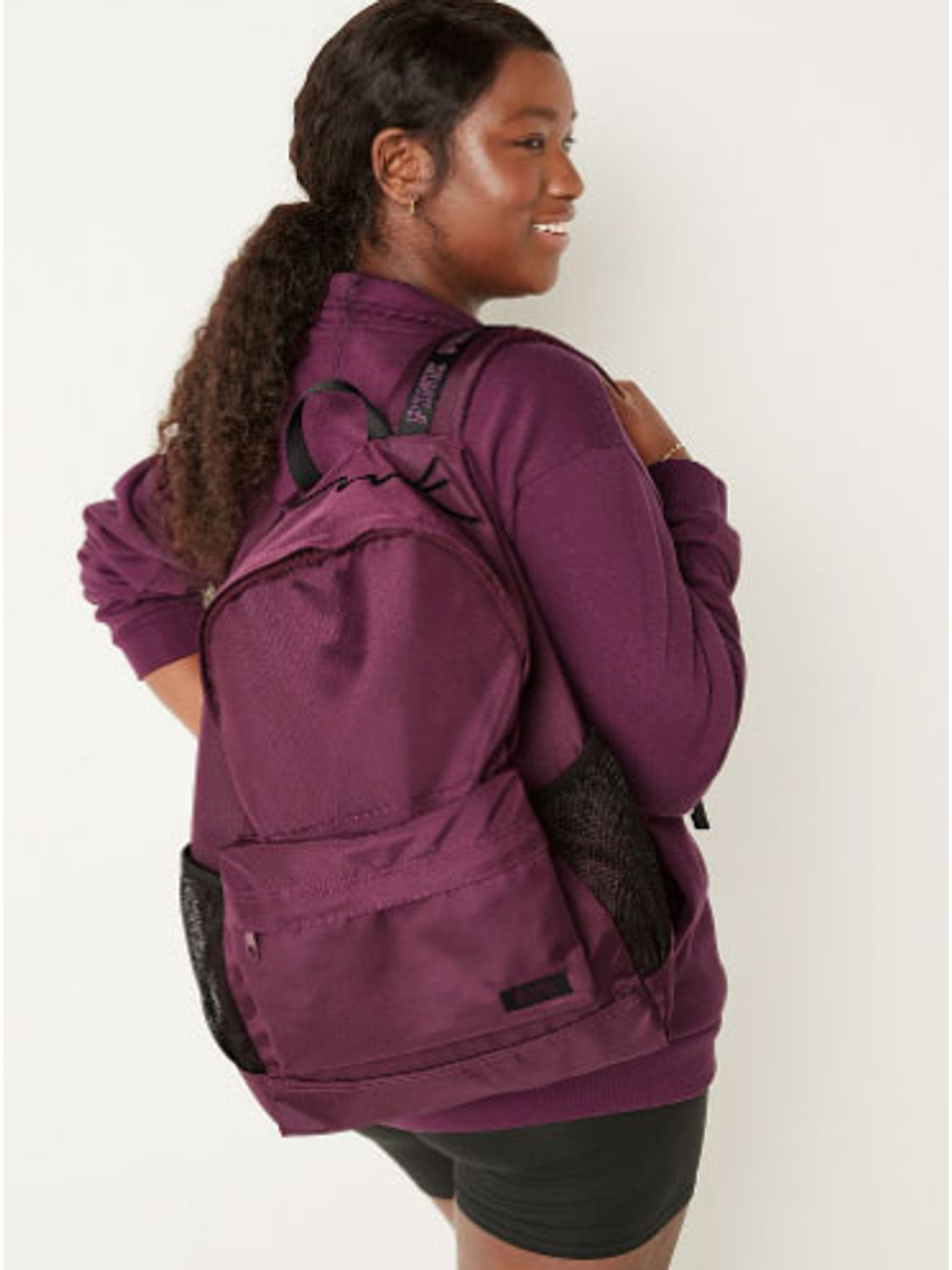 Victoria secret pink backpack burgundy 2025
