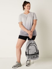 Victoria's Secret PINK Jet Lag Heather Grey College Backpack - Image 2 of 6