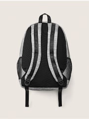 Victoria's Secret PINK Jet Lag Heather Grey College Backpack - Image 4 of 6