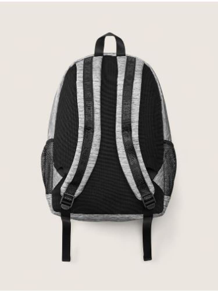 Victoria's Secret PINK Jet Lag Heather Grey College Backpack - Image 4 of 6