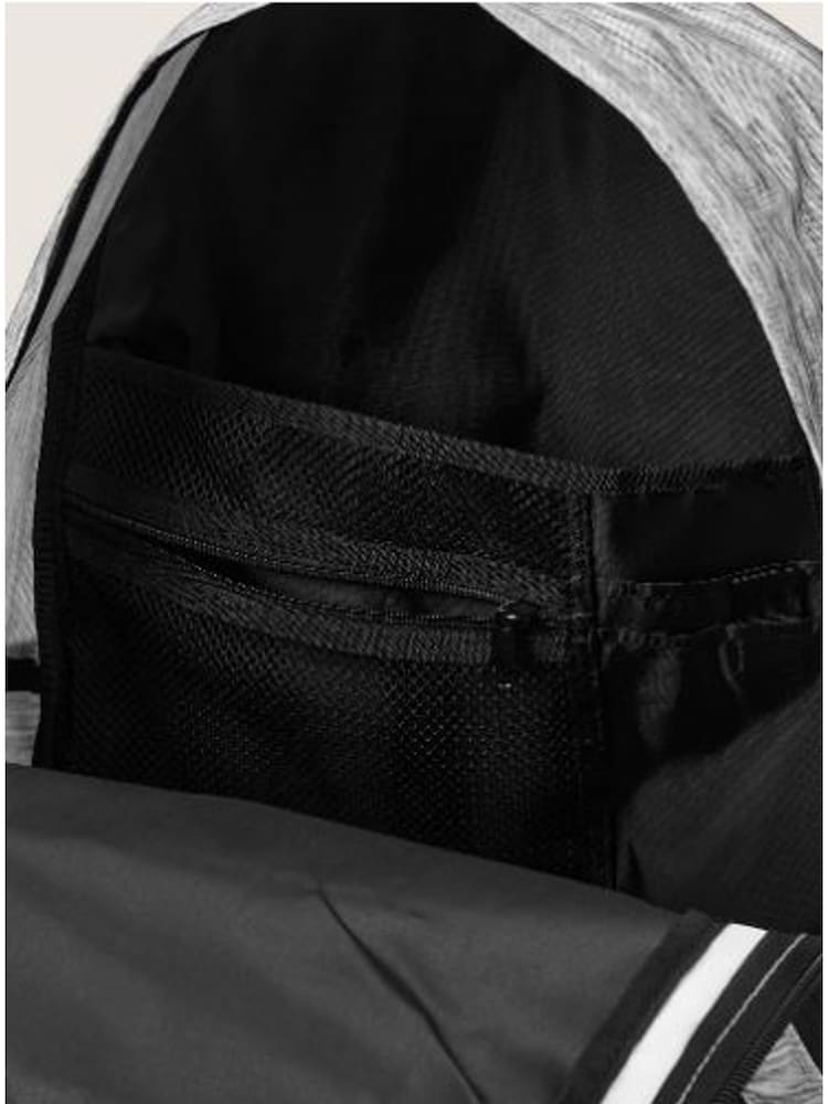 Victoria's Secret PINK Jet Lag Heather Grey College Backpack - Image 5 of 6
