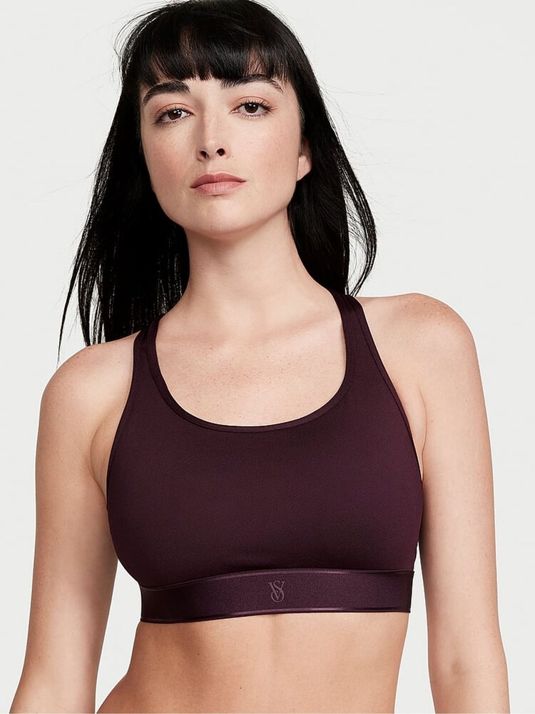 Victoria's Secret Winter Wine Purple Player Unlined Sports Bra - Image 1 of 4