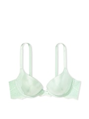 Victoria's Secret Misty Jade Foil Green Plunge Bra - Image 3 of 3