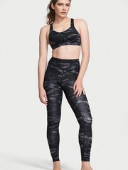 Victoria's Secret Zebra Grey Smooth Front Fastening Wired High Impact Sports Bra - Image 3 of 4