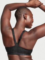 Victoria's Secret Onyx Grey Smooth Front Fastening Wired High Impact Sports Bra - Image 2 of 4