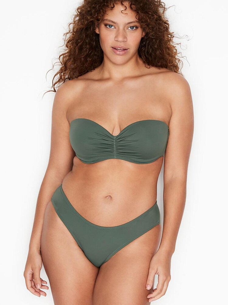 Victoria's Secret Olive Malta Bandeau Top - Image 1 of 3