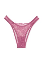 Victoria's Secret Romance Red Fleur Noir Brazilian Knickers - Image 3 of 3