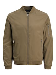 Jack & Jones Green Bomber Jacket - Image 5 of 5