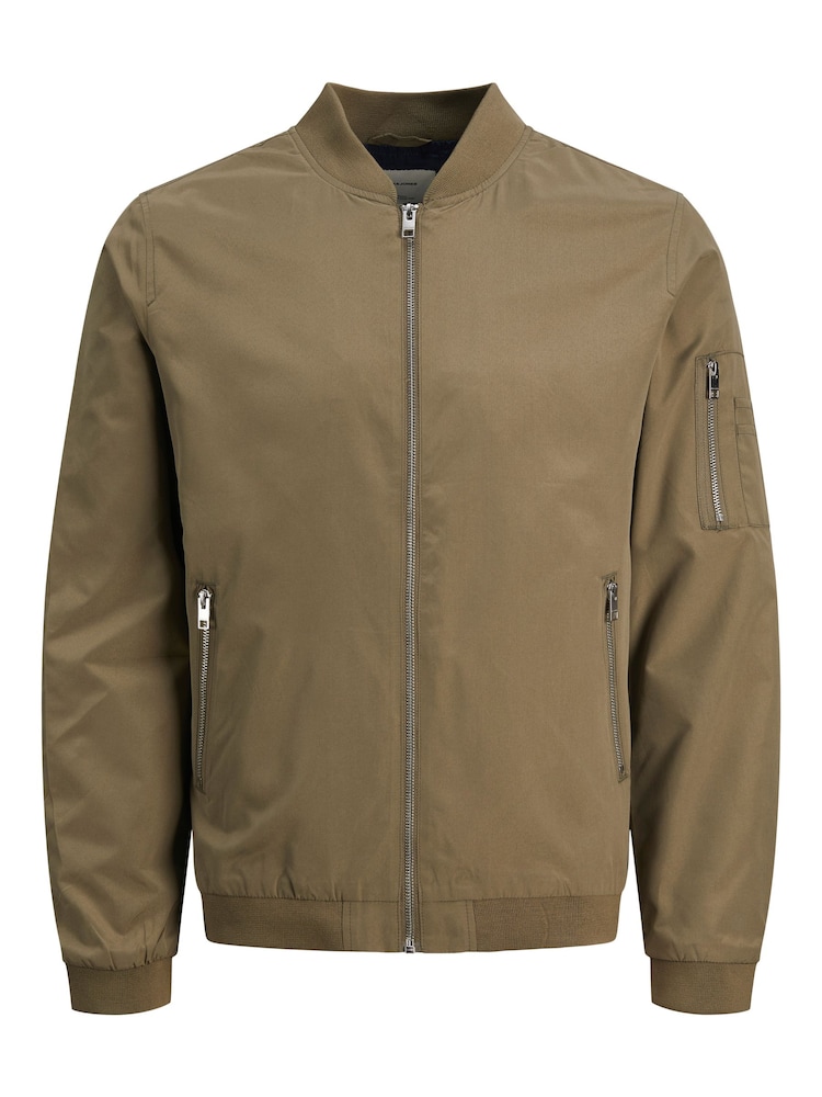 Jack & Jones Green Bomber Jacket - Image 5 of 5