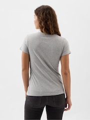 Gap Light Grey Logo Short Sleeve Crew Neck T-Shirt - Image 2 of 4