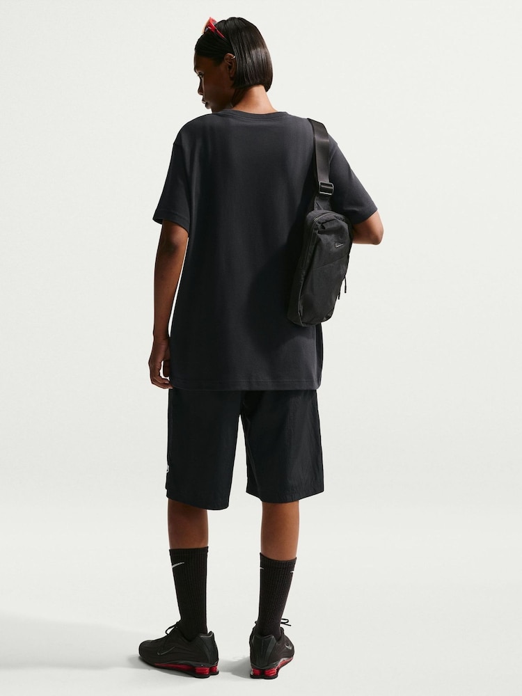 Nike Black Sportswear Essential Oversized T-Shirt - Image 2 of 5 Nike Black Sportswear Essential Oversized T-Shirt - Image 2 of 5