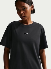 Nike Black Sportswear Essential Oversized T-Shirt - Image 3 of 5