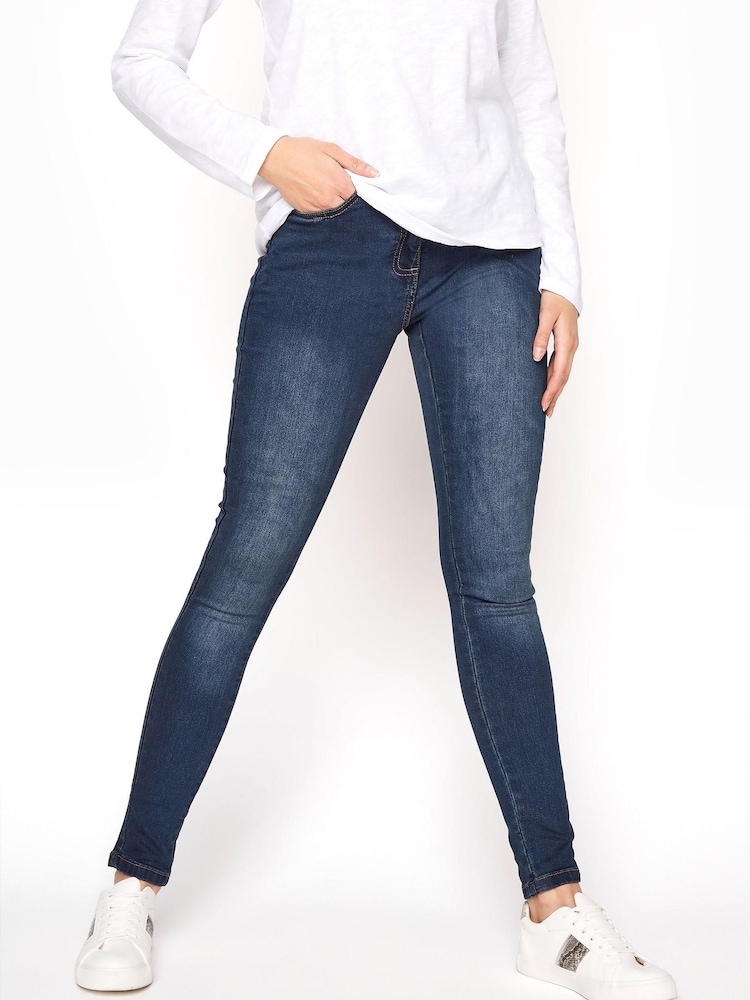 Long Tall Sally Blue Ava Superstretch Skinny Jean - Image 2 of 4