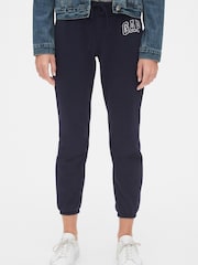 Gap Navy Blue Logo Slim Fleece Joggers - Image 1 of 1
