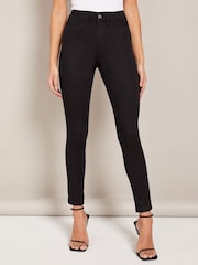 Friends Like These Black Petite High Waisted Jeggings - Image 1 of 4