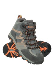 Mountain Warehouse Black Grey Oscar Kids Walking Boots - Image 2 of 4