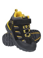 Mountain Warehouse BlackGrey Drift Junior Waterproof Walking Boots - Image 2 of 4