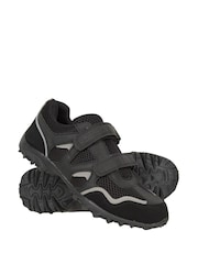 Mountain Warehouse Black Mars Kids NonMarking Trainers - Image 1 of 4