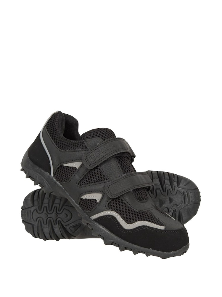 Mountain Warehouse Black Mars Kids NonMarking Trainers - Image 1 of 4