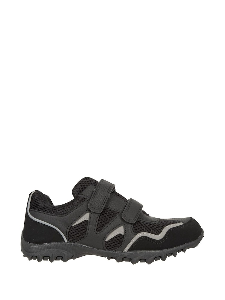 Mountain Warehouse Black Mars Kids NonMarking Trainers - Image 2 of 4