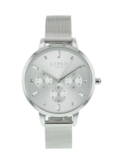 Lipsy Silver Mesh Watch - Image 1 of 4