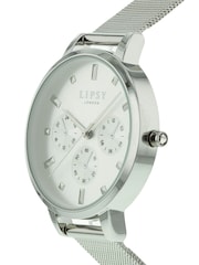 Lipsy Silver Mesh Watch - Image 2 of 4