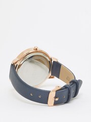 Lipsy Navy Gift Set Floral Watch - Image 4 of 4