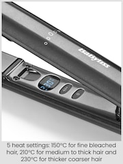 Babyliss Grey Titanium Shine Styler Hair Straightener - Image 5 of 14