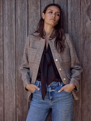 Mint Velvet Natural Wool Blend Heritage Jacket - Image 1 of 8