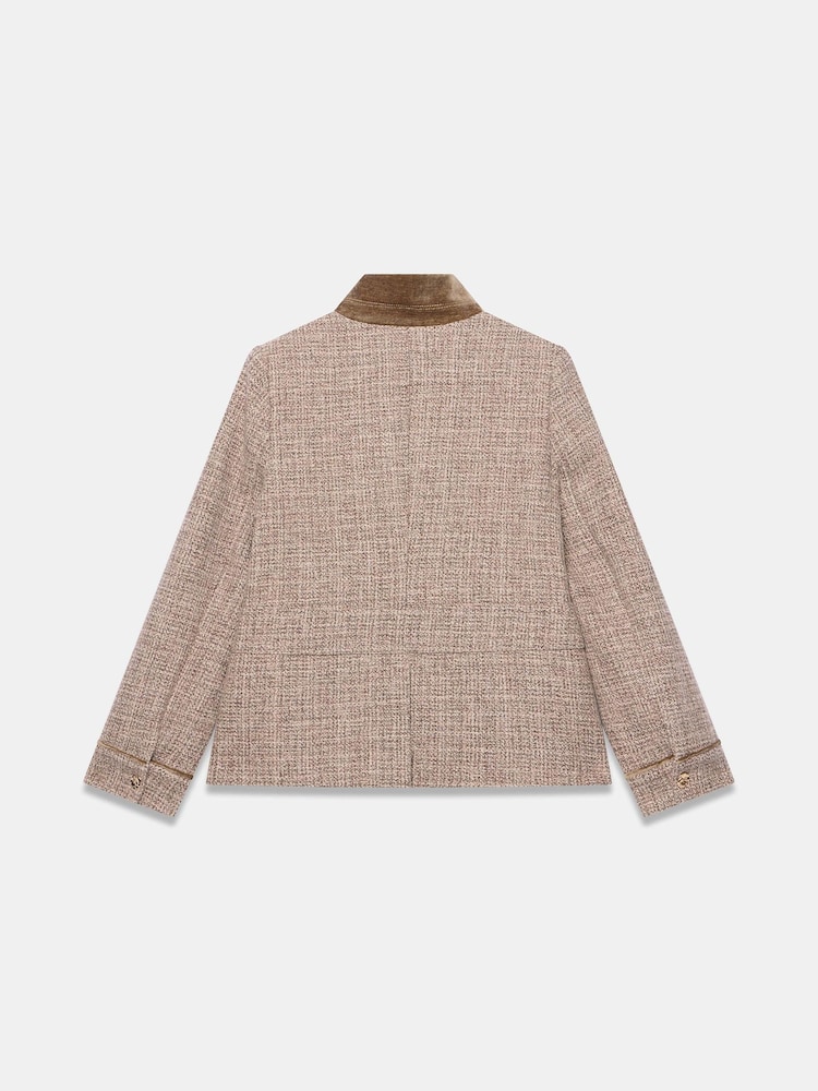 Mint Velvet Natural Wool Blend Heritage Jacket - Image 8 of 8 Mint Velvet Natural Wool Blend Heritage Jacket - Image 8 of 8