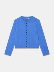 Mint Velvet Blue Button Detail Cardigan - Image 6 of 7