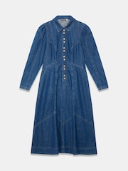 Mint Velvet Midi Teksas Košulja haljina - Slika 6 od 7