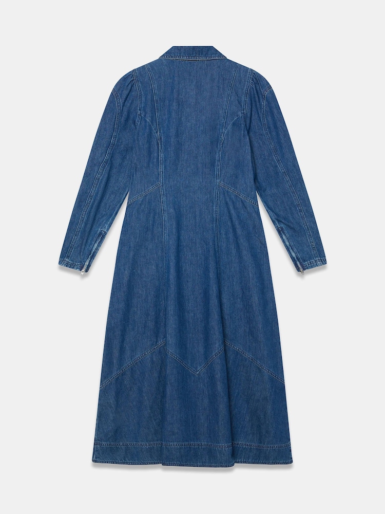 Mint Velvet Midi Teksas Košulja haljina - Slika 7 od 7