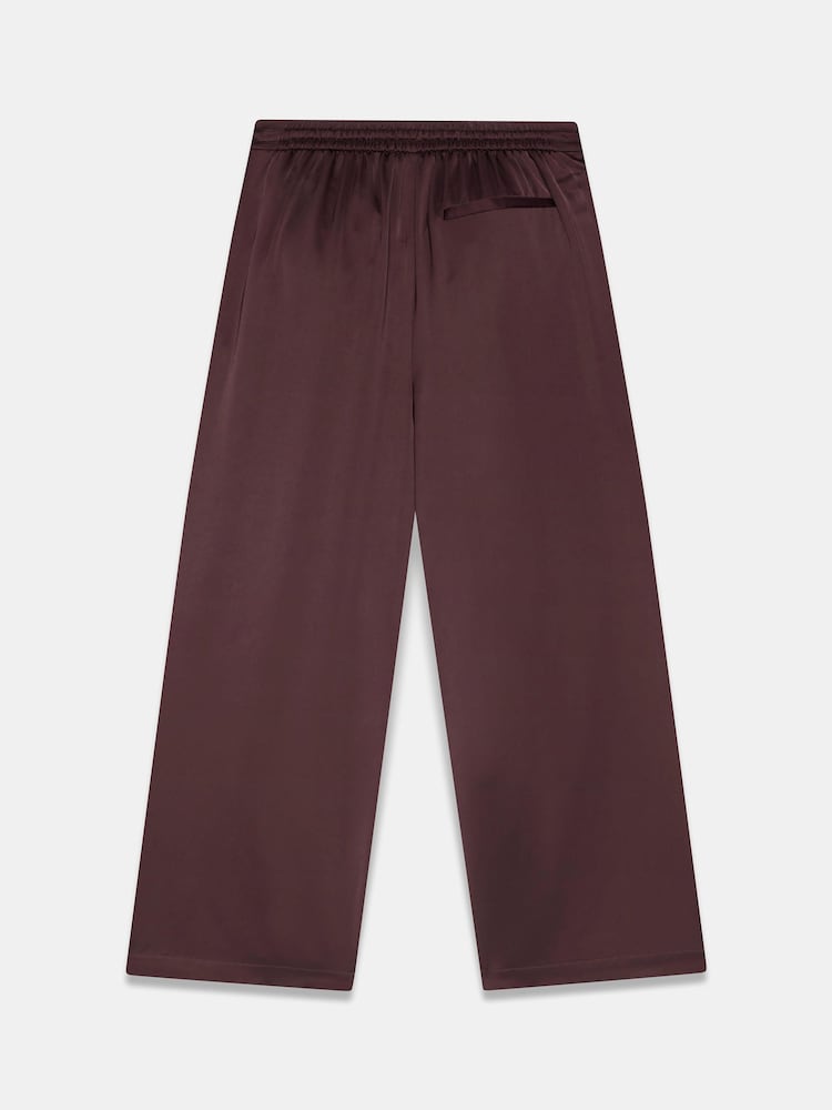 Rot - Mint Velvet Wide-Leg-Hose aus Satin - Bild 5 von 5