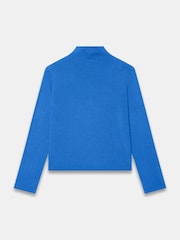 藍色 - Mint Velvet Funnel Neck Knit Top - 圖片 8/8