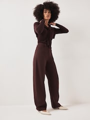 Raudona - Mint Velvet, pritaikytos statinės formos kelnės - 4 paveikslėlis iš 8
