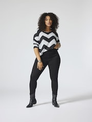 ONLY Curve Black High Waist Skinny Jean - Image 1 of 5