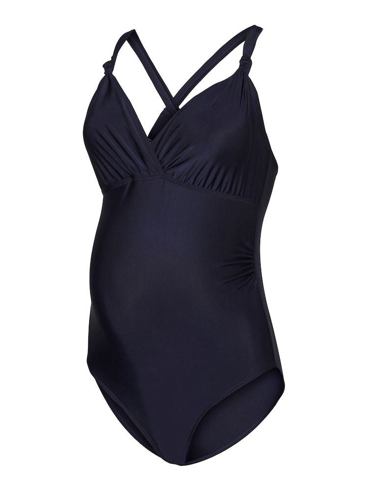 Mamalicious Navy Maternity Swimsuit - Image 4 of 4