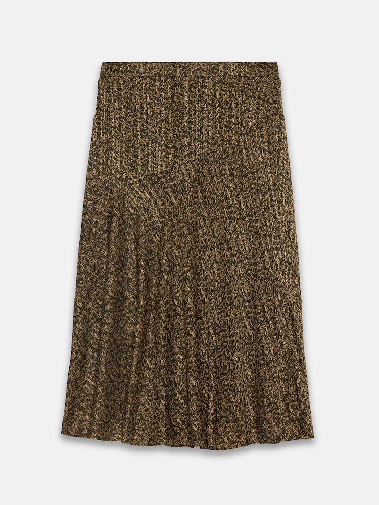 Mint Velvet Green Floral Print Midi Skirt - Image 7 of 7