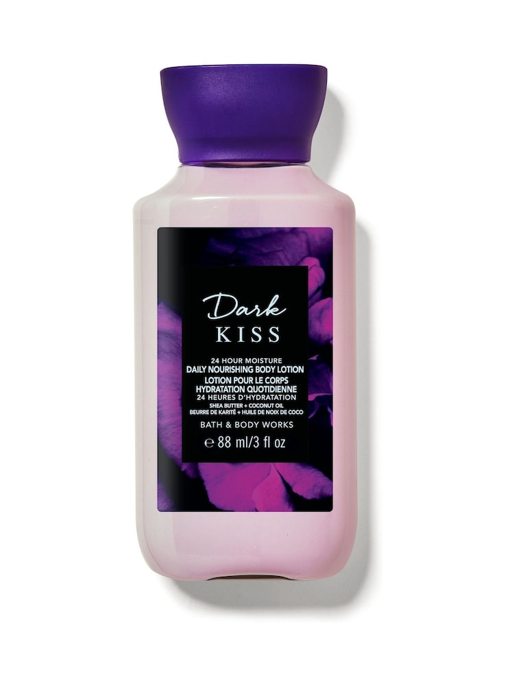 Bath & Body Works Travel Size Body Lotion Dark Kiss 3 fl oz / 88 mL - Image 1 of 1 Bath & Body Works Travel Size Body Lotion Dark Kiss 3 fl oz / 88 mL - Image 1 of 1