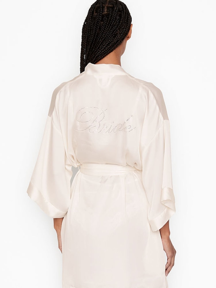 Victoria's Secret Coconut White Bride Embellished Robe - Image 1 of 4