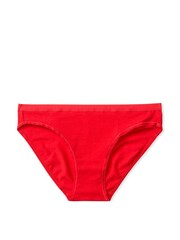 Victoria's Secret Lipstick Red Cotton Bikini Knickers - Image 3 of 3
