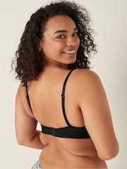 Victoria's Secret PINK Pure Black Non Wired Lightly Lined Smooth T-Shirt Bra - Image 2 of 5