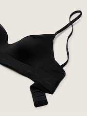 Victoria's Secret PINK Pure Black Non Wired Lightly Lined Smooth T-Shirt Bra - Image 6 of 6